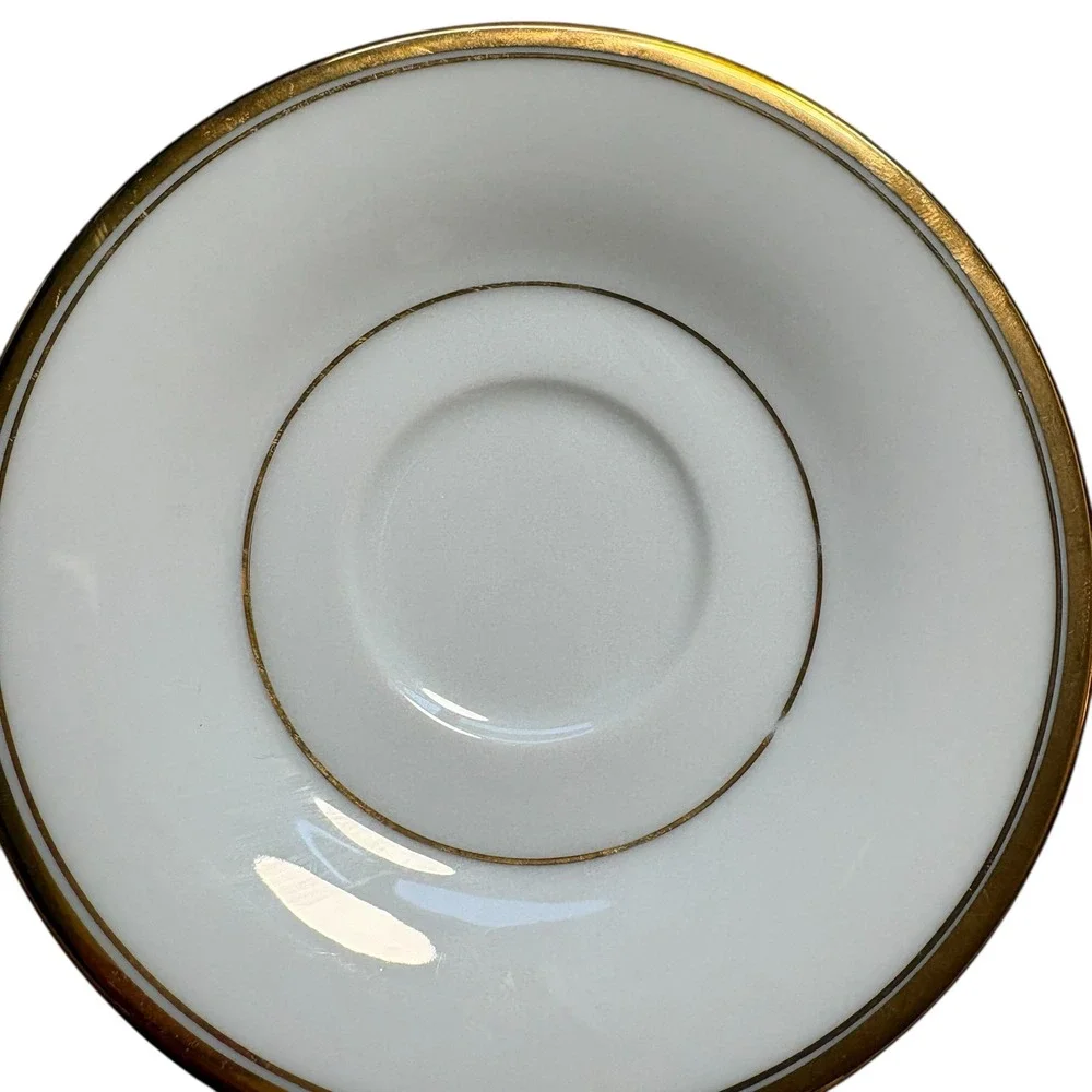 Noritake Allison VINTAGE 2610 Coffee Pot 12 Cups/Saucers Set Gold‎ Trim Japan